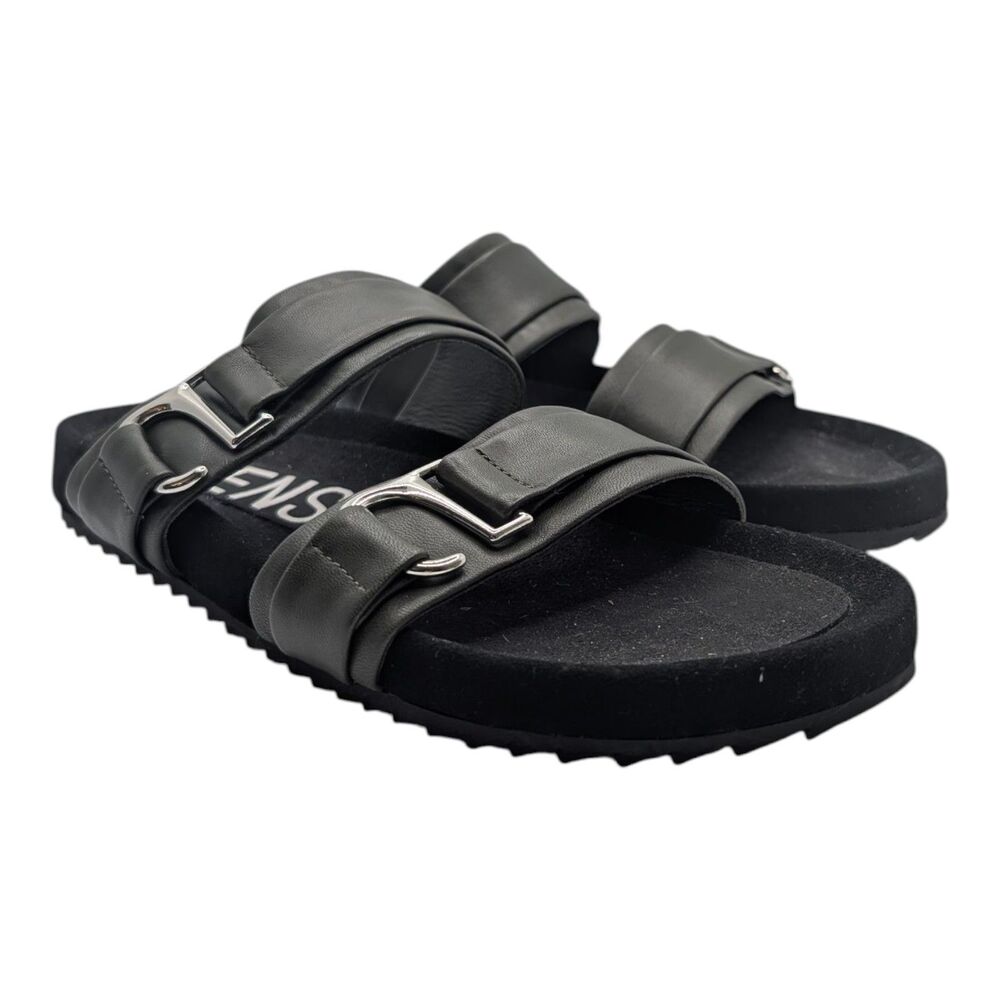 Senso Dehlia Leather Black Sandals Women's 6 EU36 Bohemian Hippie Vibe Comfort